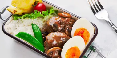 Loco Moco Bento & Double Maki-maki Bento