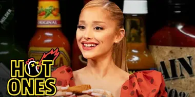 Ariana Grande Hits a High Note While Eating Spicy Wings