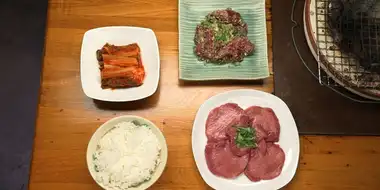 Garlic Skirt Steak and Samgyeopsal of Inadazutsumi, Kawasaki City, Kanagawa Prefecture