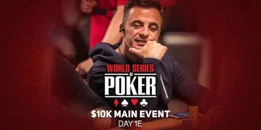 WSOP 2021 Main Event Day 1E