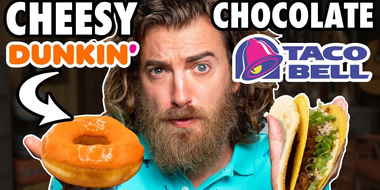 Cheesy Chocolate Food vs. Chocolate Cheesy Food Taste Test